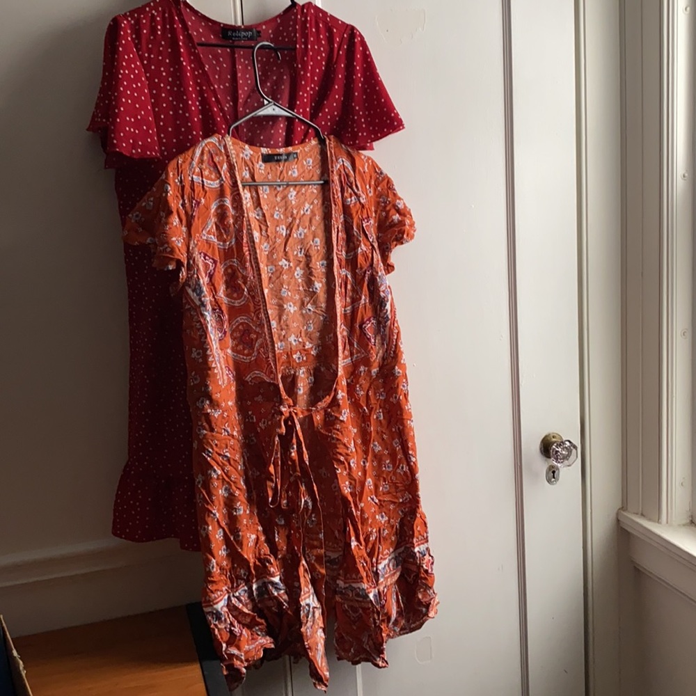 2 for 1 wrap summer dress deal